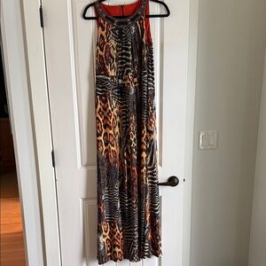 Frank Lyman Design Multicolor Animal Print Dress
